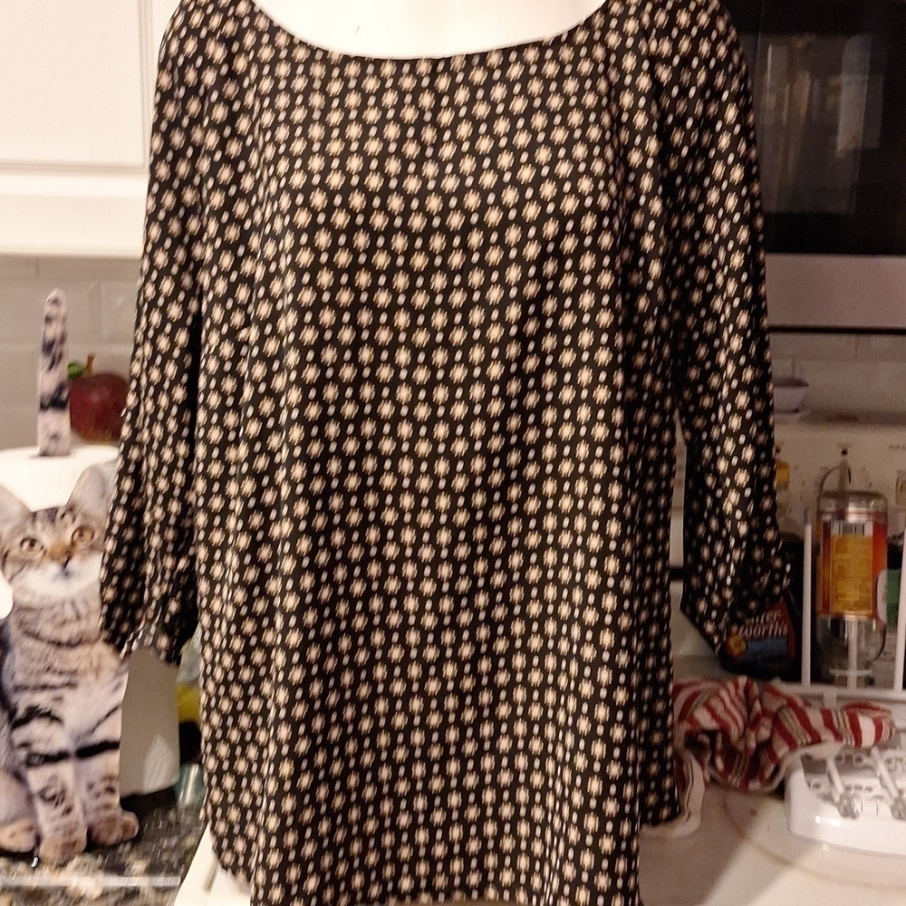 Womens Worthington casual 3/4 sleeve pullover top plus size 1X